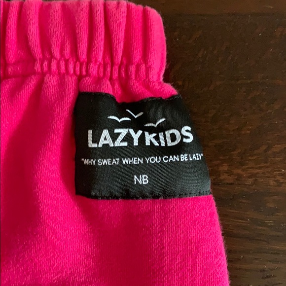Girls size 4 pink lazy pants - Picture 4 of 5